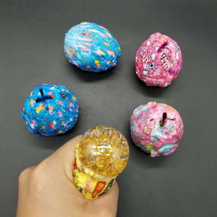 Colorful Anti Stress Relief Dinosaur Egg Toy