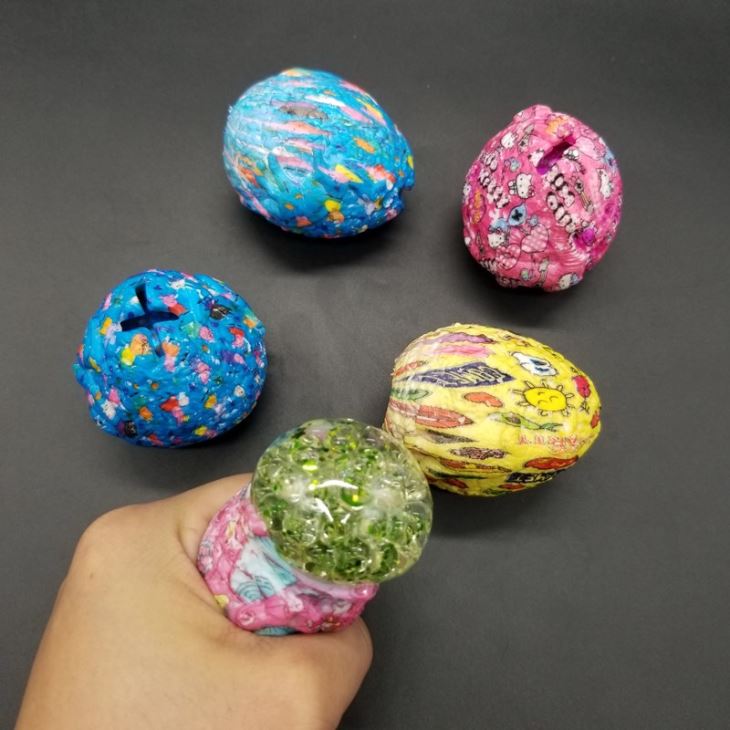 Colorful Anti Stress Relief Dinosaur Egg Toy