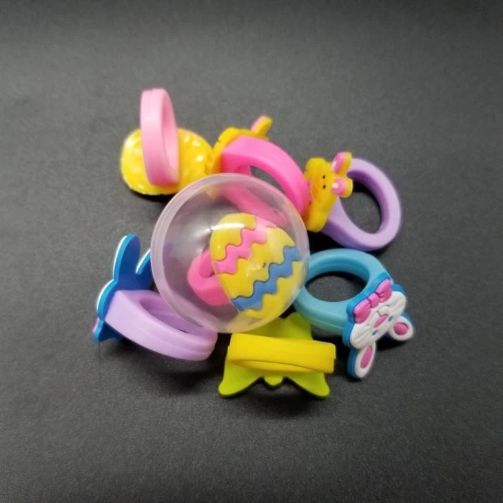 Easter PVC Finger Ring For Kids