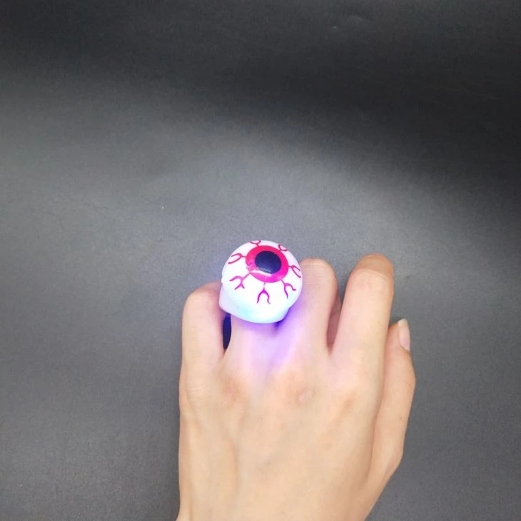 Eyeball Shape Flashing Finger Ring