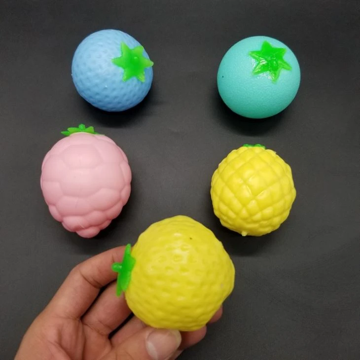 Macarons Squishy Fuit Beads Ball