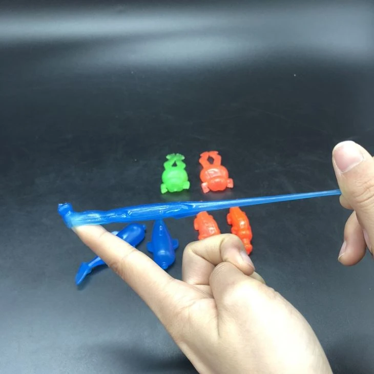 Mini Sticky Slingshot Animal Toys For Plastic Capsule