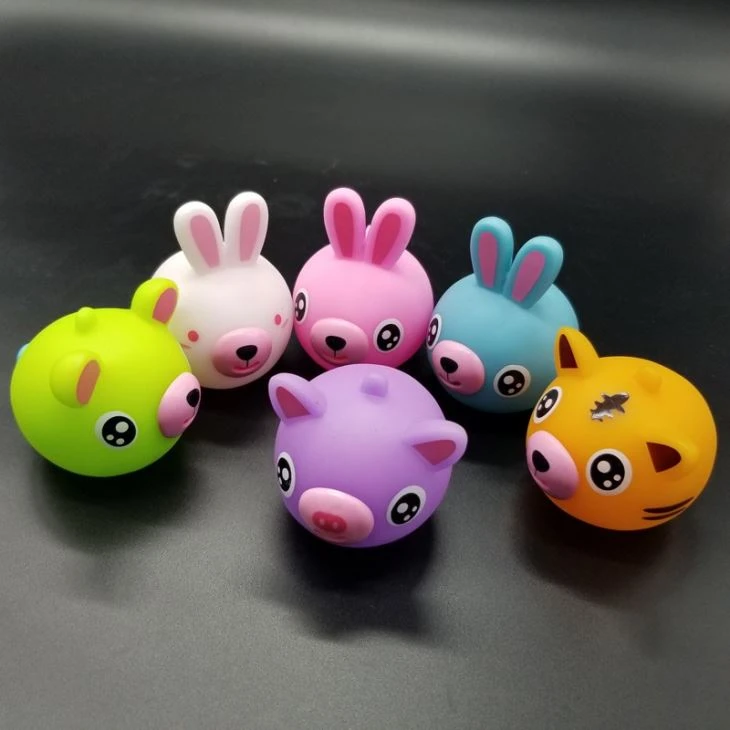 Plastic Cute Animal Tongue Pop Out Toy