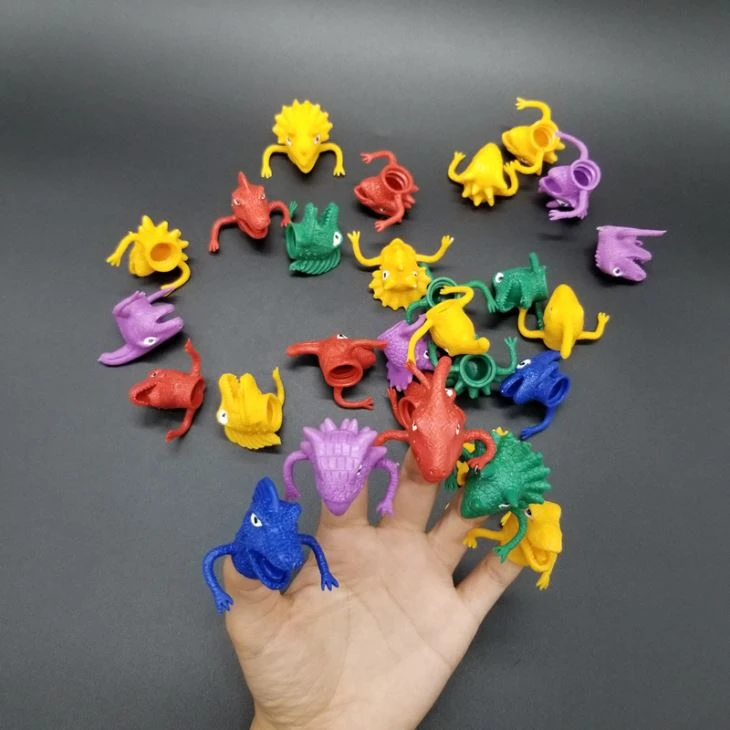 Plastic Dinosaur Finger Puppet