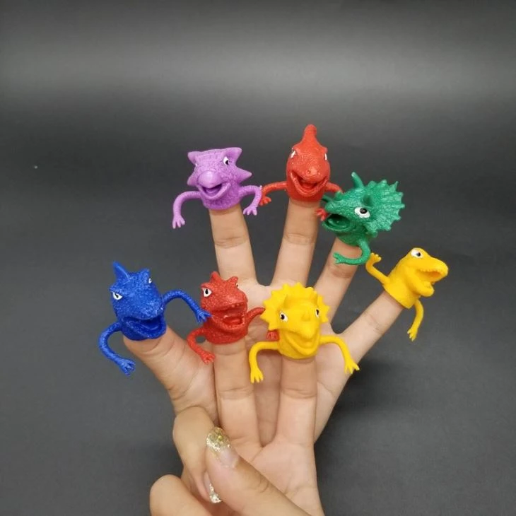 Plastic Dinosaur Finger Puppet
