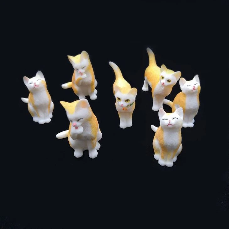 Plastic Model Cat Figures Kids Toy