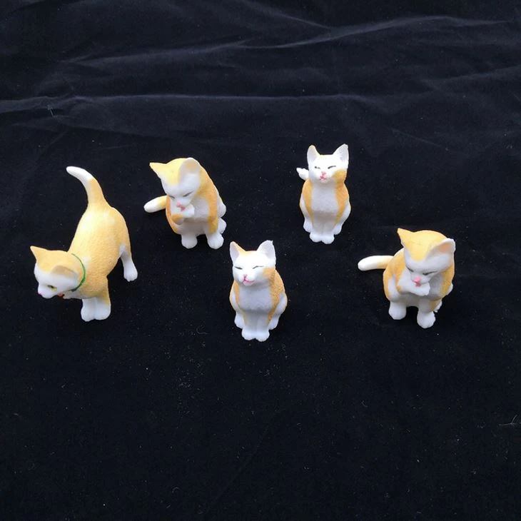 Plastic Model Cat Figures Kids Toy