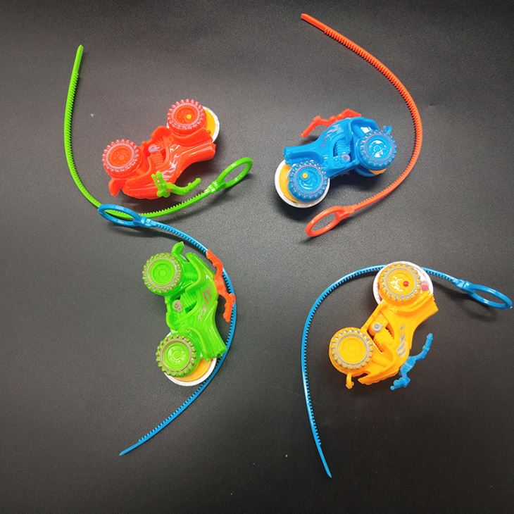Plastic Pull Motorcycle Toy