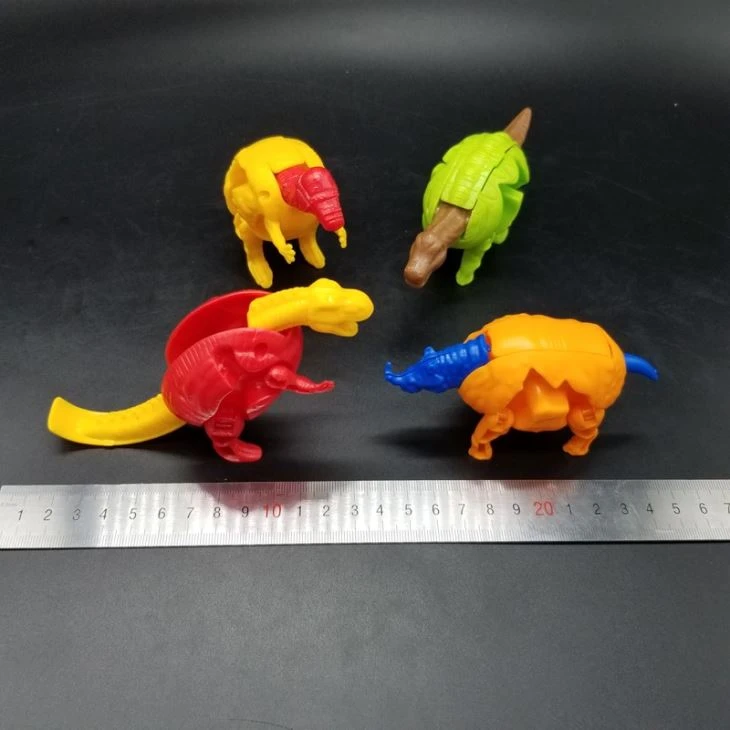 Plastic Transformation Dinosaur Toys