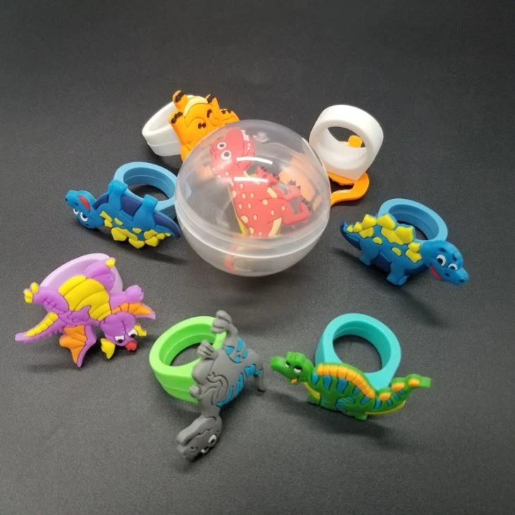 PVC Dinosaur Finger Ring