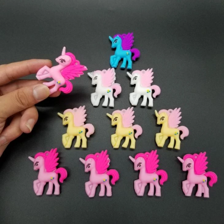 PVC Unicorn Charm Toy