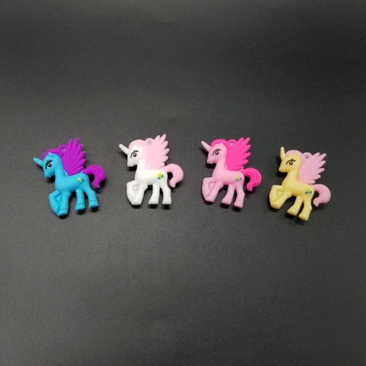 PVC Unicorn Charm Toy