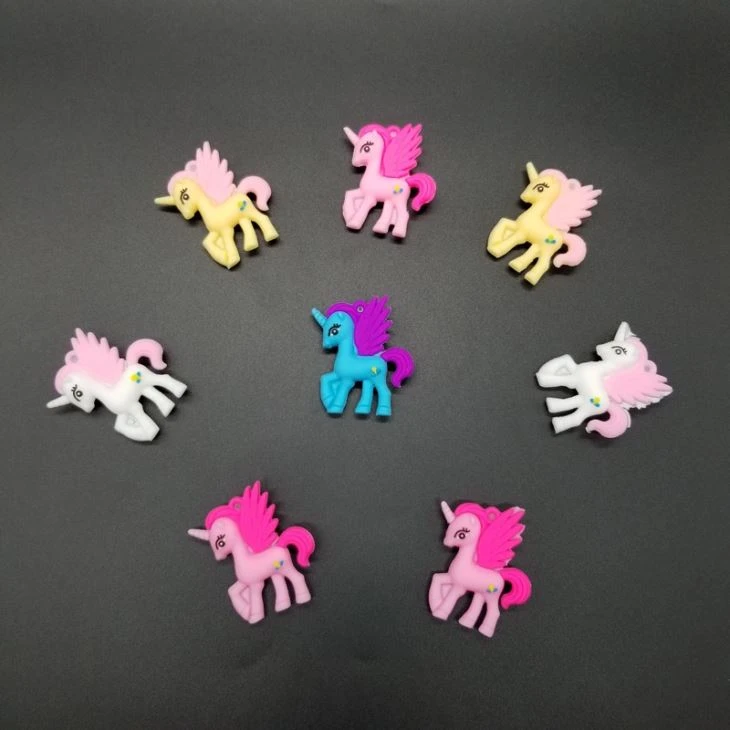 PVC Unicorn Charm Toy