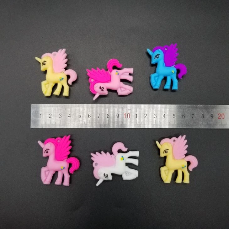 PVC Unicorn Charm Toy