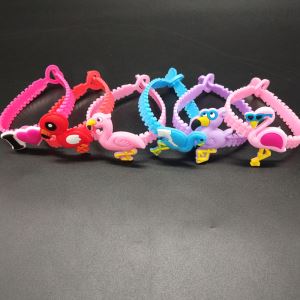 Flamingo PVC Bracelet For Capsule Toys