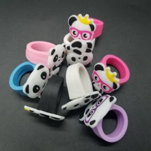 Plastic Panda Ring Toy For Girls
