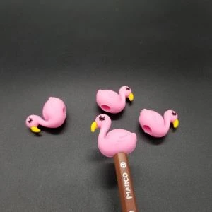PVC Animal Flamingo Pencil Topper Toy