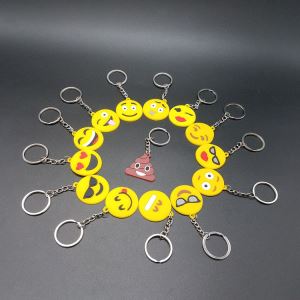 Pvc Emotion Key Chain
