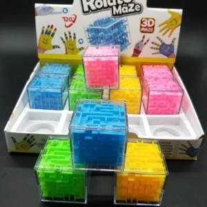 Rotate Maze Game Cube Rolling Ball