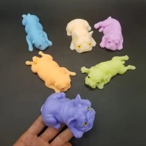 Squishy Mochi Sticky Dog Toy