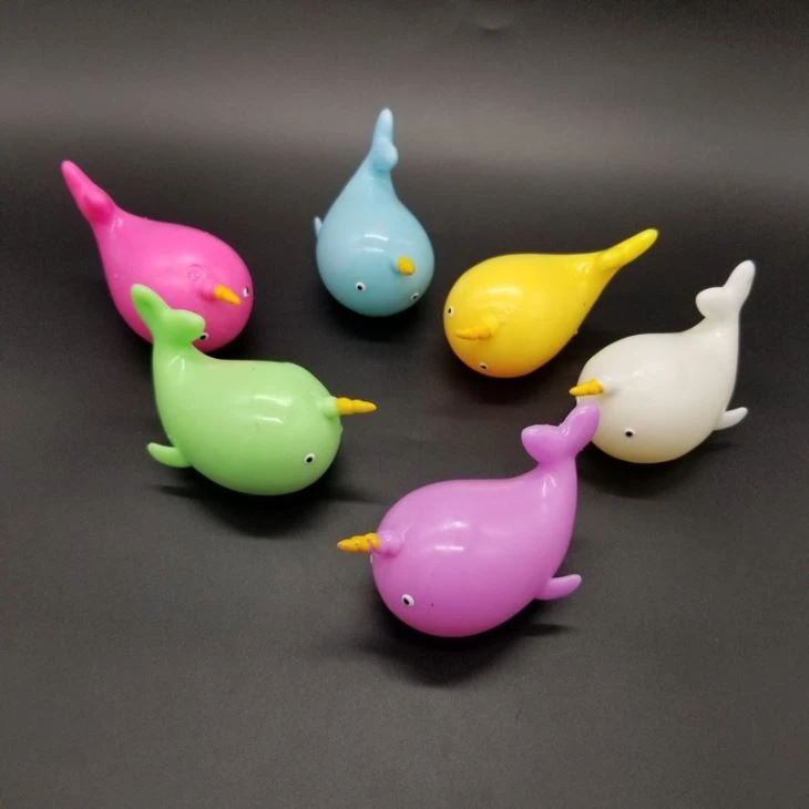 Soft Squeeze Narwhal Toy