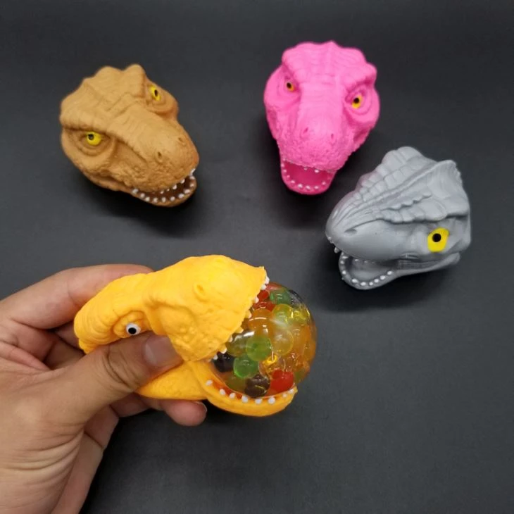 Squeeze Dinosaur Beads Ball