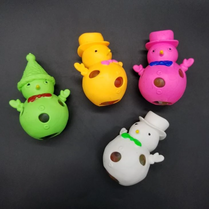 Squishy Squeeze Snowman Toy