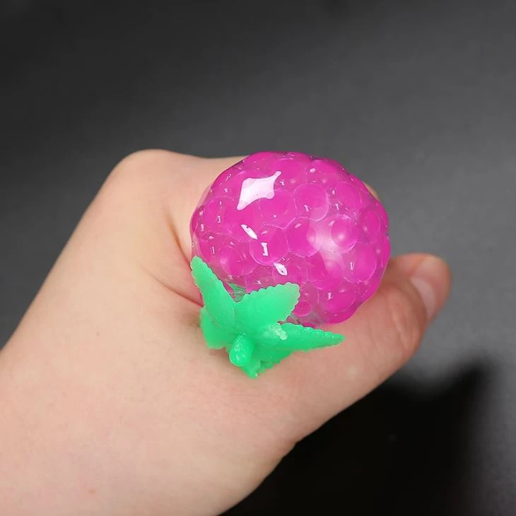 Squishy Squeeze Stress Fruit Beads Ball