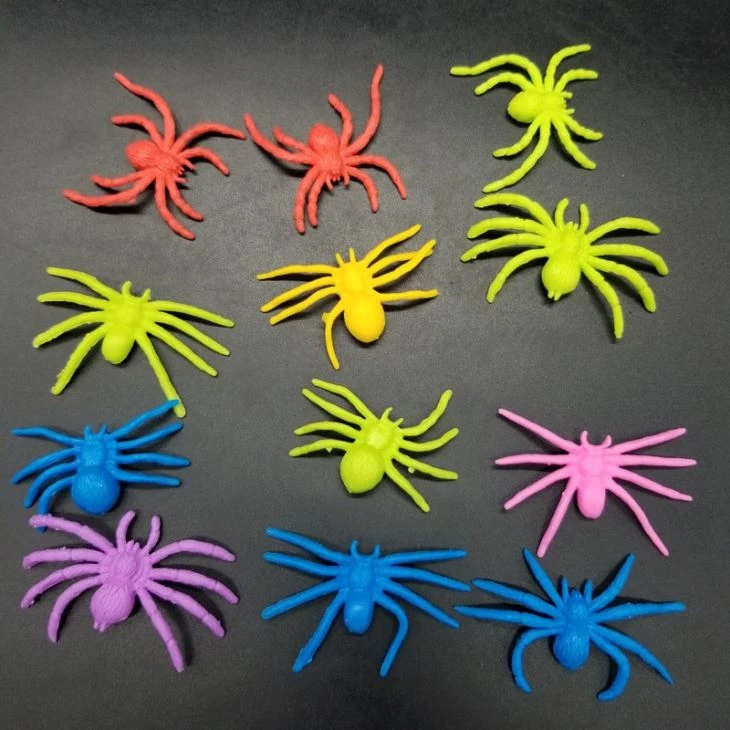 TPR Sticky Stretchy Spider Toys