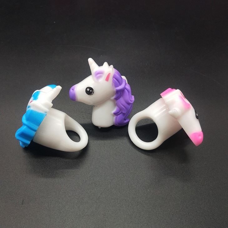 Unicorn Shape Flashing Finger Ring