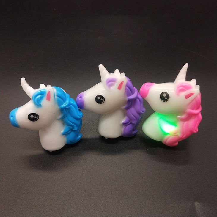 Unicorn Shape Flashing Finger Ring