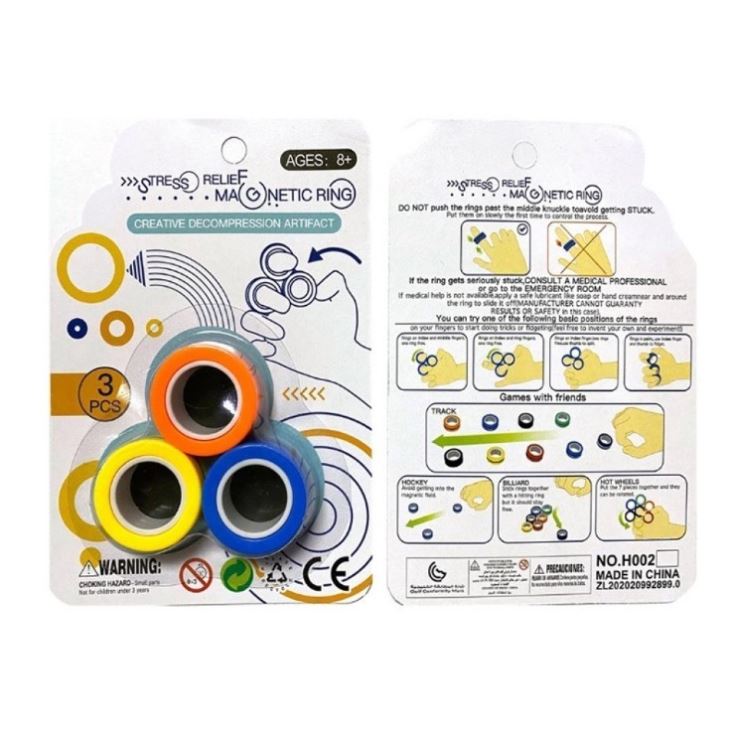 Magnetic Finger Ring Toy