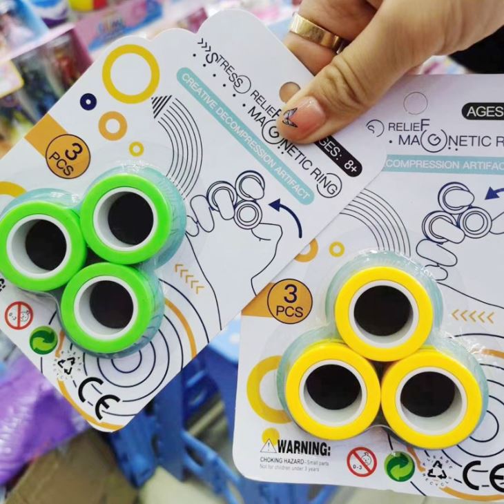 Magnetic Finger Ring Toy