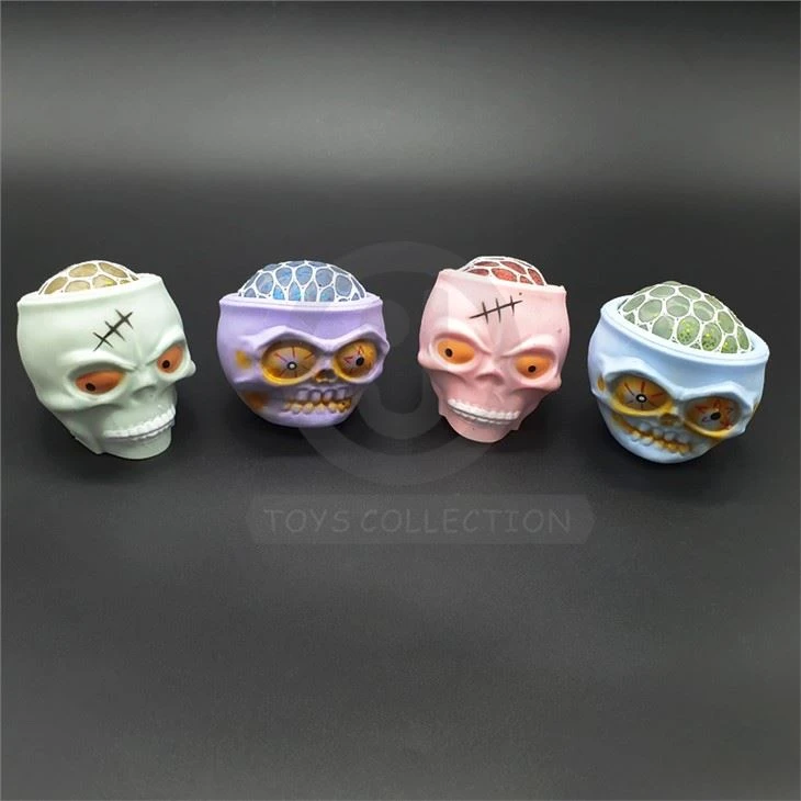 Halloween Toys Skull Squeeze Ball Toy