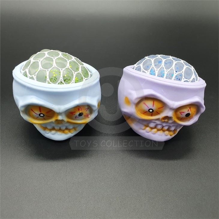 Halloween Toys Skull Squeeze Ball Toy