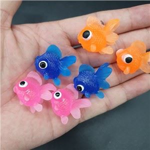 Plastic Big Eye Fish Figure Toy