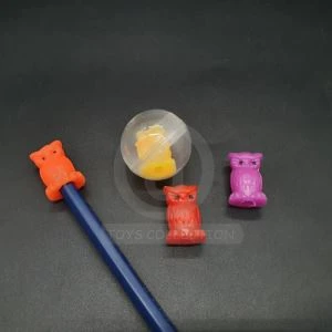 Sticky Animal Owl Pencil Topper Toy