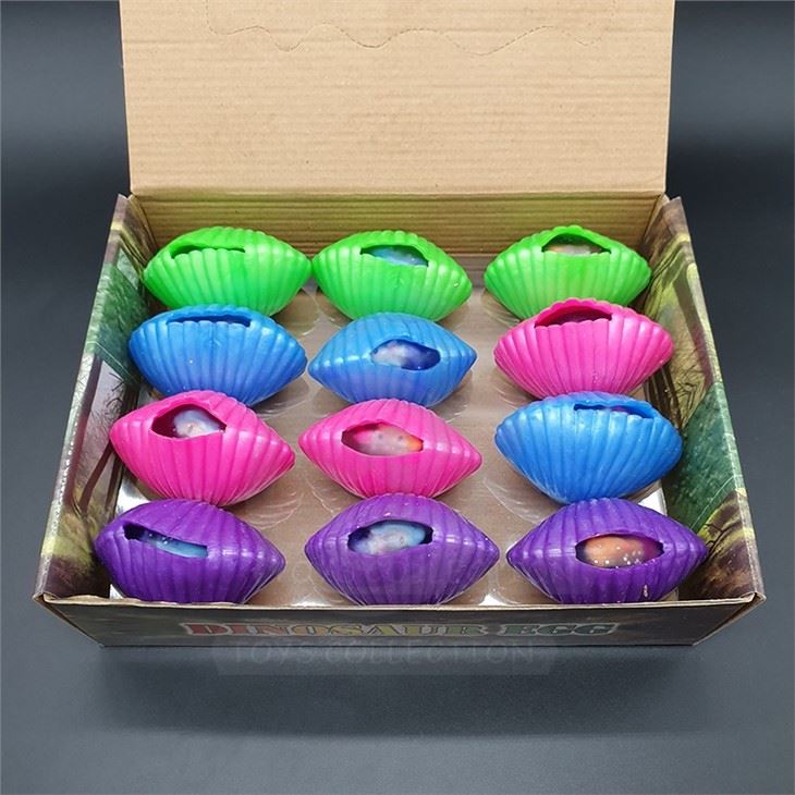 Squeeze Squishy Shell Ball With Figures Inside