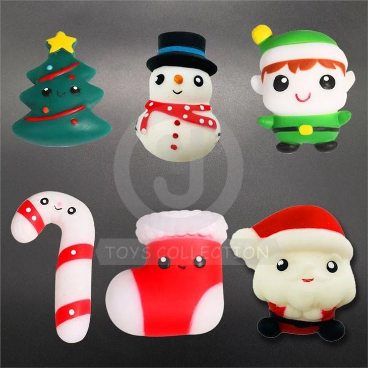 Christmas Design Festival Squishy Mochi Toy