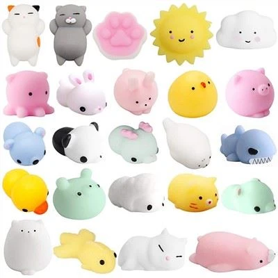 3D Animal Squeeze Squishy Mochi Toy