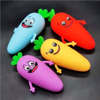 Carrot Shape Squeeze Toy