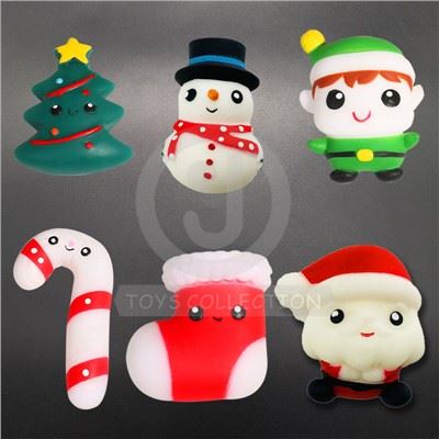 Christmas Design Festival Squishy Mochi Toy