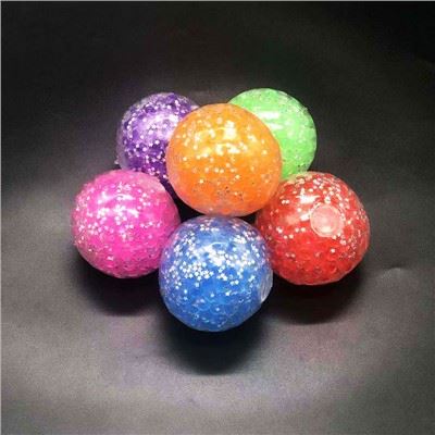 TPR Beads Ball With Glitter