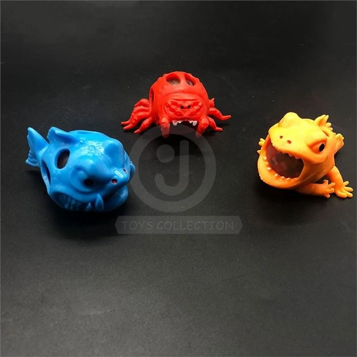 Squeeze Monster Fish Beads Ball