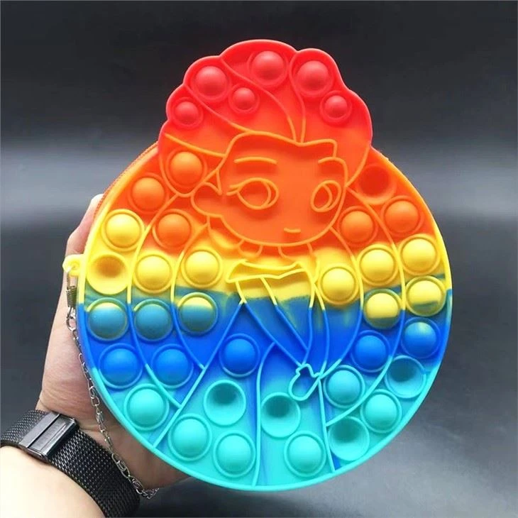 Stress Reliever Silicone Crossbody Bubble Bags