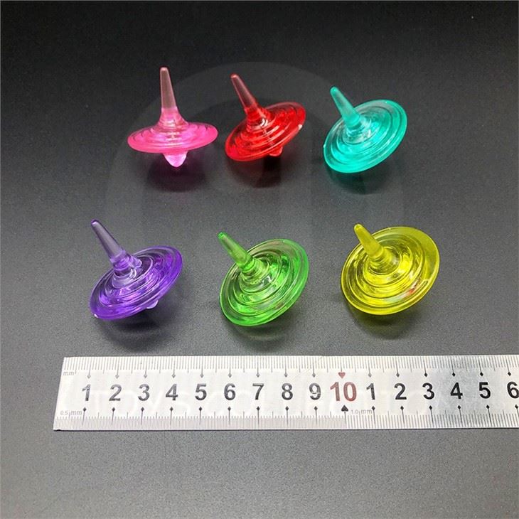 Acrylic Spinner Top Toy