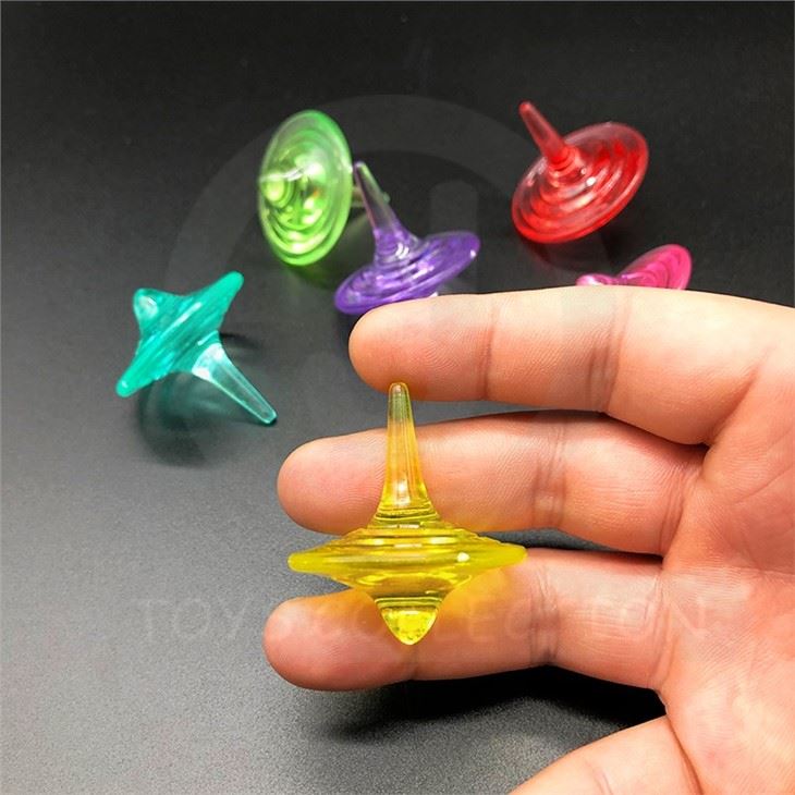 Acrylic Spinner Top Toy