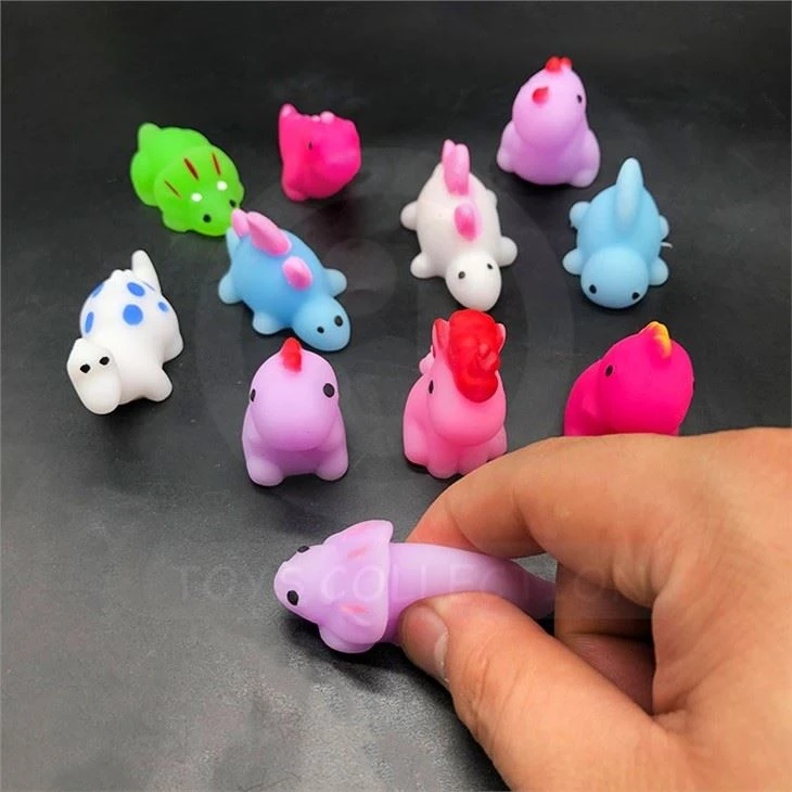 Dinosaur Mochi Squishy With Painting