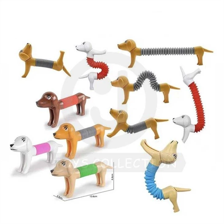 New Arrival Fidget Toys Variety Retractable Telescopic Stretch Spring Dog For Kids