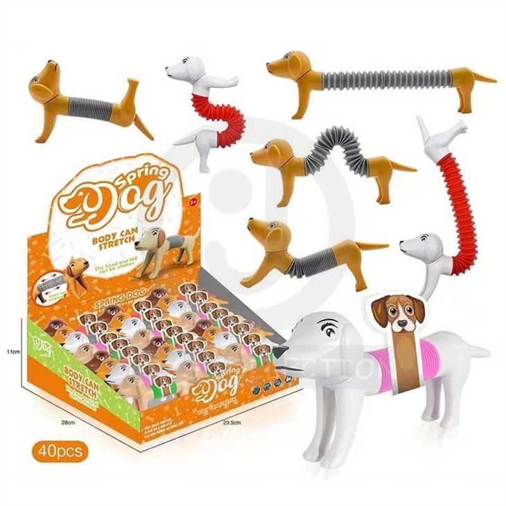 New Arrival Fidget Toys Variety Retractable Telescopic Stretch Spring Dog For Kids